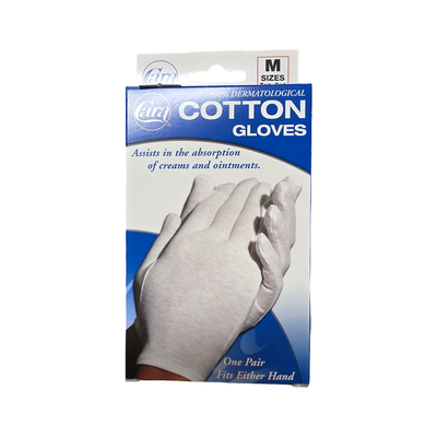 Cara Dermatological Cotton Gloves - Medium Size