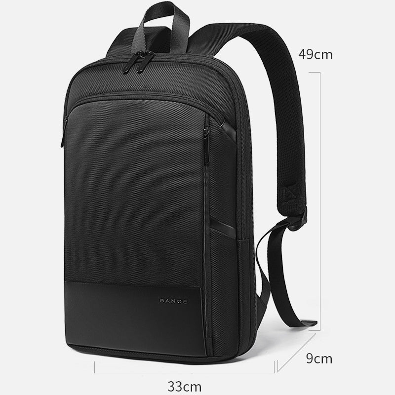 Backpack Ultra Thin Backpack Men's Expandable Large Capacity Business Multi-Function Computer Waterproof Backpack - Korvel