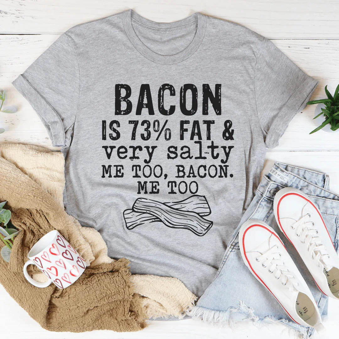 T-shirt Bacon Fat et Salty
