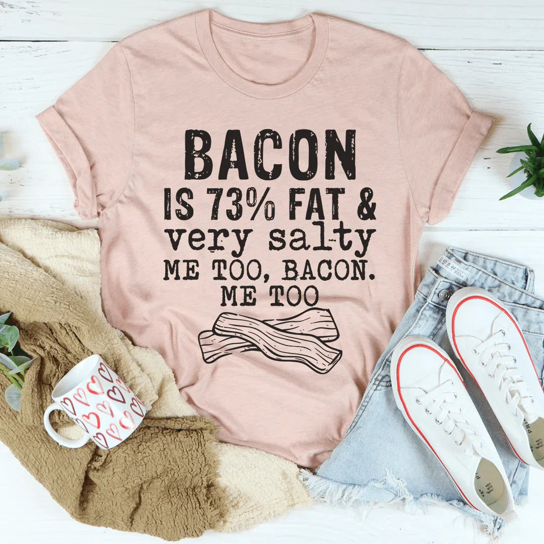 T-shirt Bacon Fat et Salty