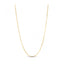 Sterling Silver Gold Plated Paperclip Chain Necklace