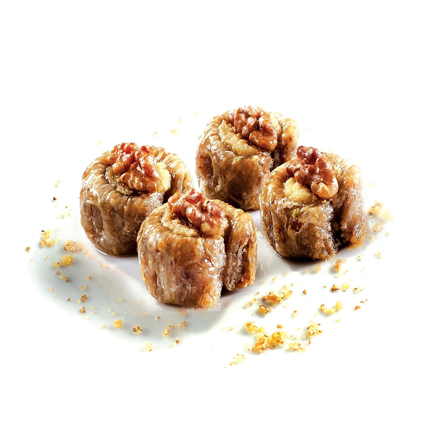 Moda Baklava – Forma de higo con nueces, paquete para fiestas, 70 piezas, 2800 g