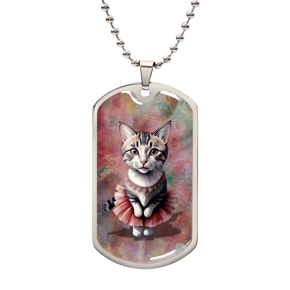 Charming Ballerina Kitty Necklace for Cat Enthusiasts - Korvel