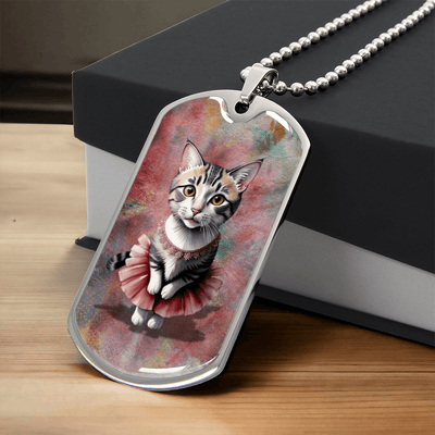 Charming Ballerina Kitty Necklace for Cat Enthusiasts - Korvel