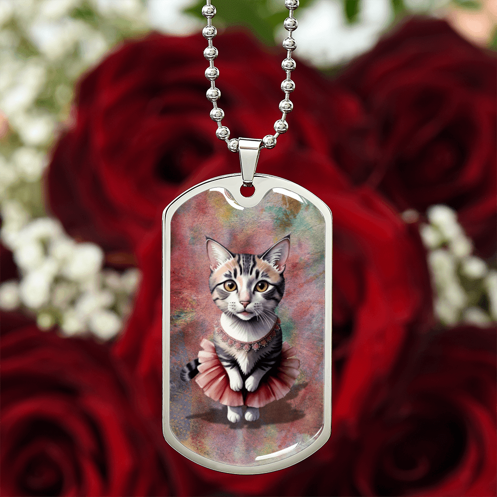 Charming Ballerina Kitty Necklace for Cat Enthusiasts - Korvel