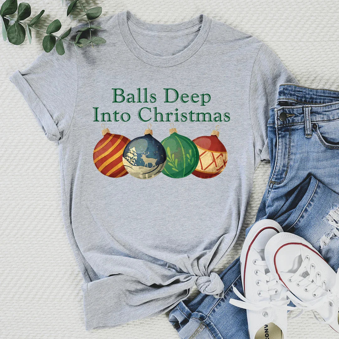 Christmas Humor Tee for Women