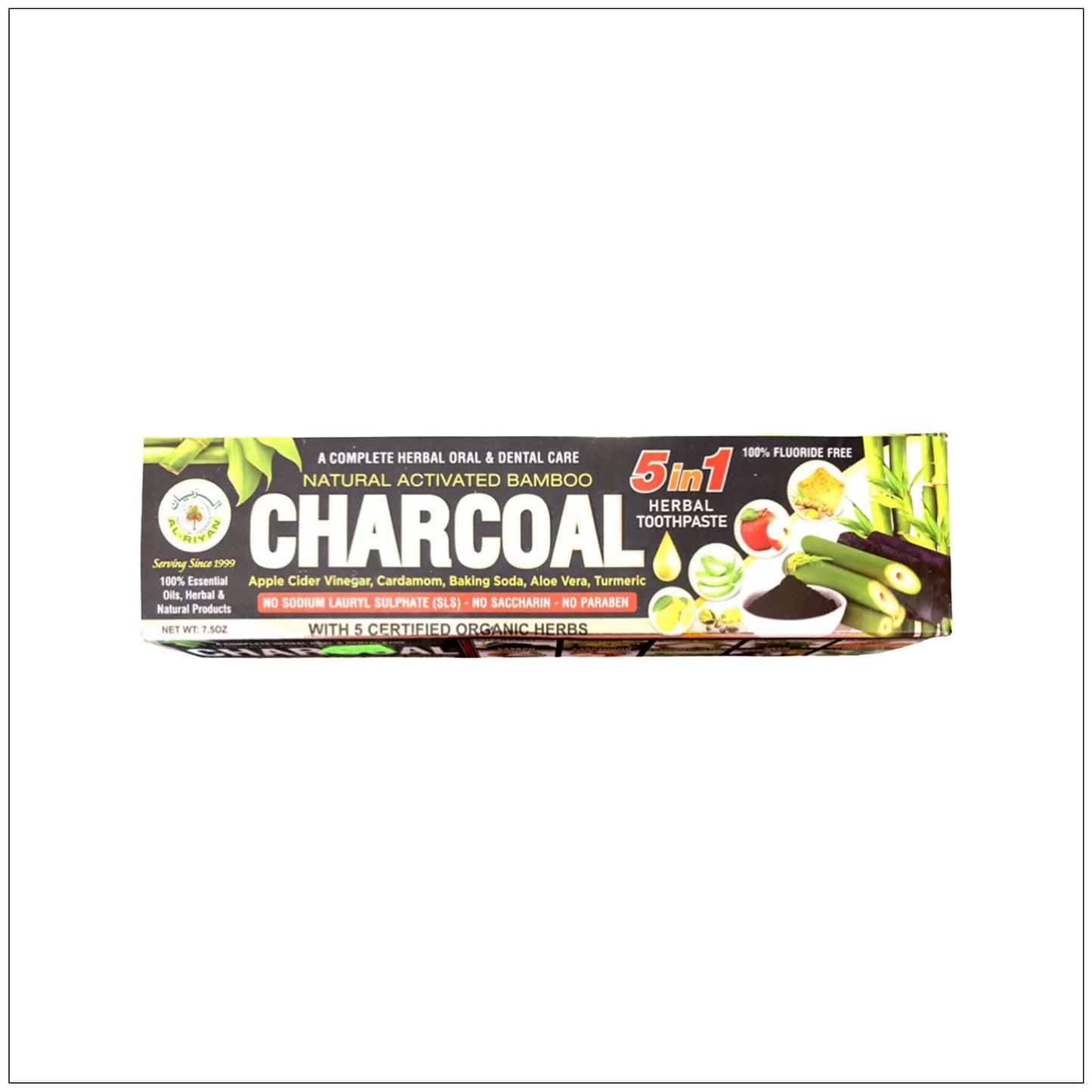 Dentifrice Herbal au Charbon de Bambou