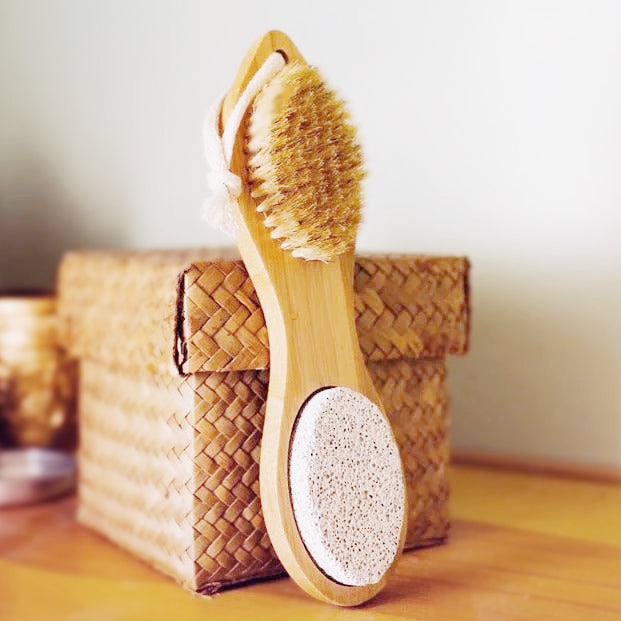 Bamboo Exfoliating Foot Pedicure Tool - Korvel