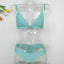 Ribbed Tie Side Classic Bikini Set for Women