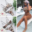 Ribbed Tie Side Classic Bikini Set for Women