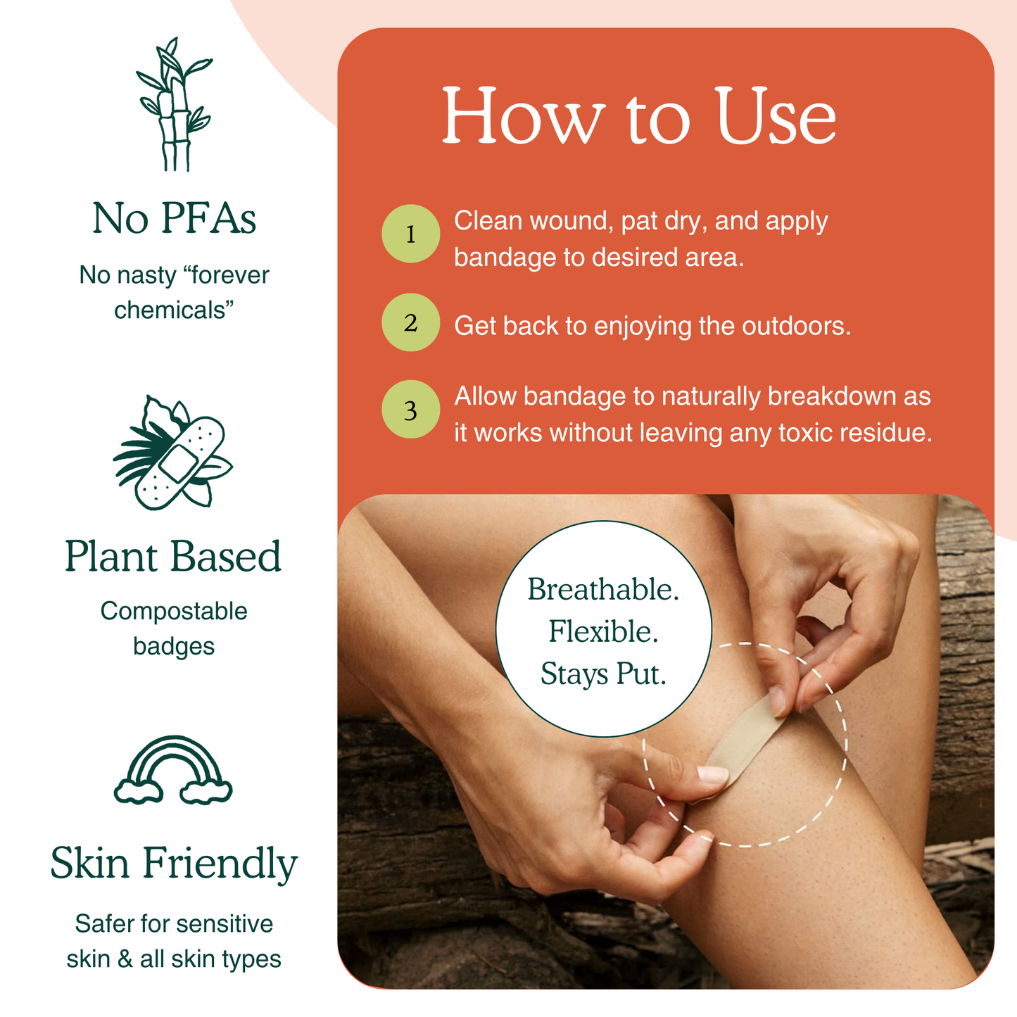 Better Bandage: vendajes de bambú de origen vegetal