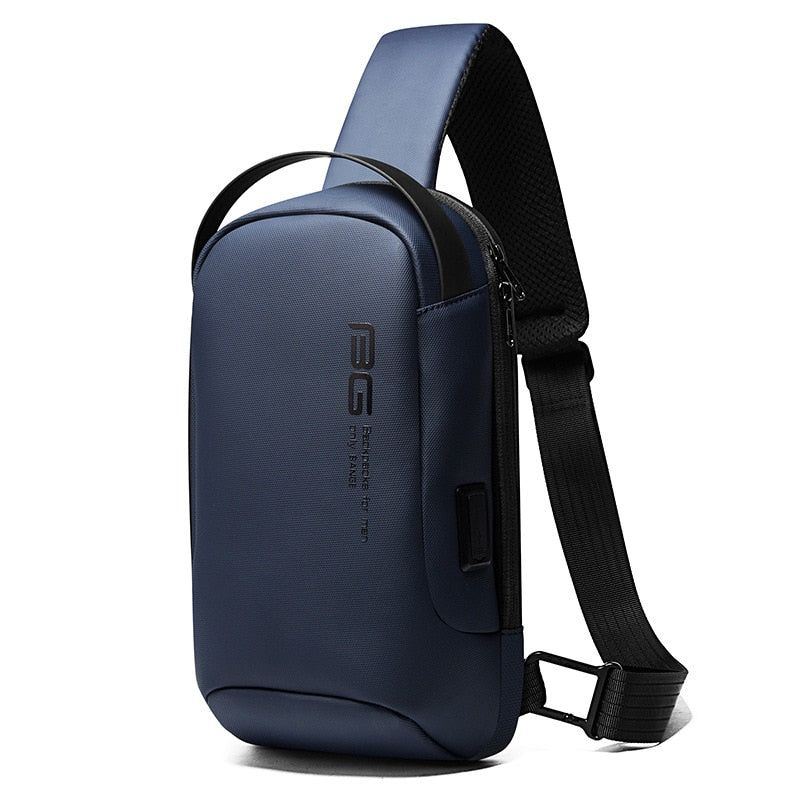 BANGE New Multifunction Crossbody Bag Shoulder Messenger Bags Male Waterproof Short Trip Chest Bag Pack for Men - Korvel