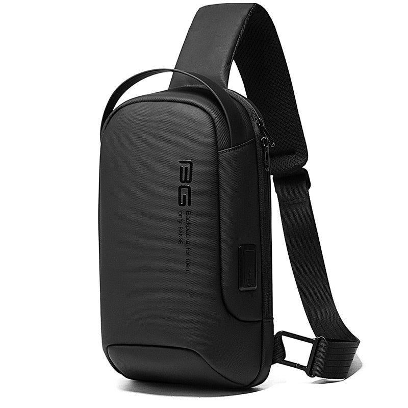 BANGE New Multifunction Crossbody Bag Shoulder Messenger Bags Male Waterproof Short Trip Chest Bag Pack for Men - Korvel