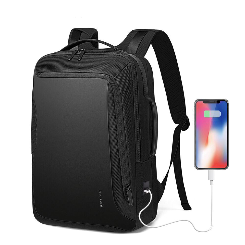 Bange New Trend Waterproof Men's Travel Backpack Large Capacity Business Computer Backpack College Student Schoolbag - Korvel