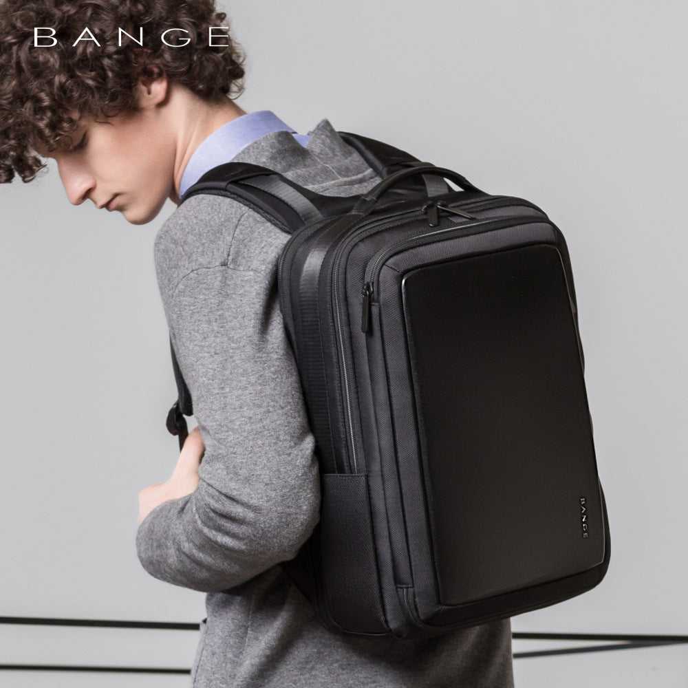 Bange New Trend Waterproof Men's Travel Backpack Large Capacity Business Computer Backpack College Student Schoolbag - Korvel