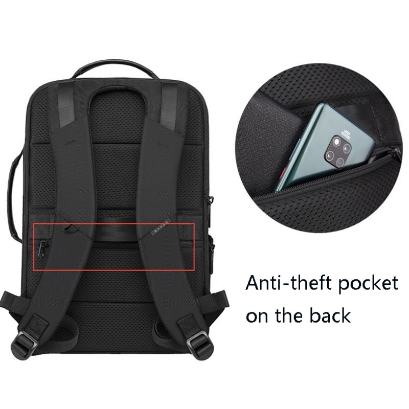 Bange New Trend Waterproof Men's Travel Backpack Large Capacity Business Computer Backpack College Student Schoolbag - Korvel