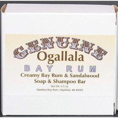 Savon et Shampooing Crème Ogallala Bay Rum & Bois de Santal - 4,5 Oz