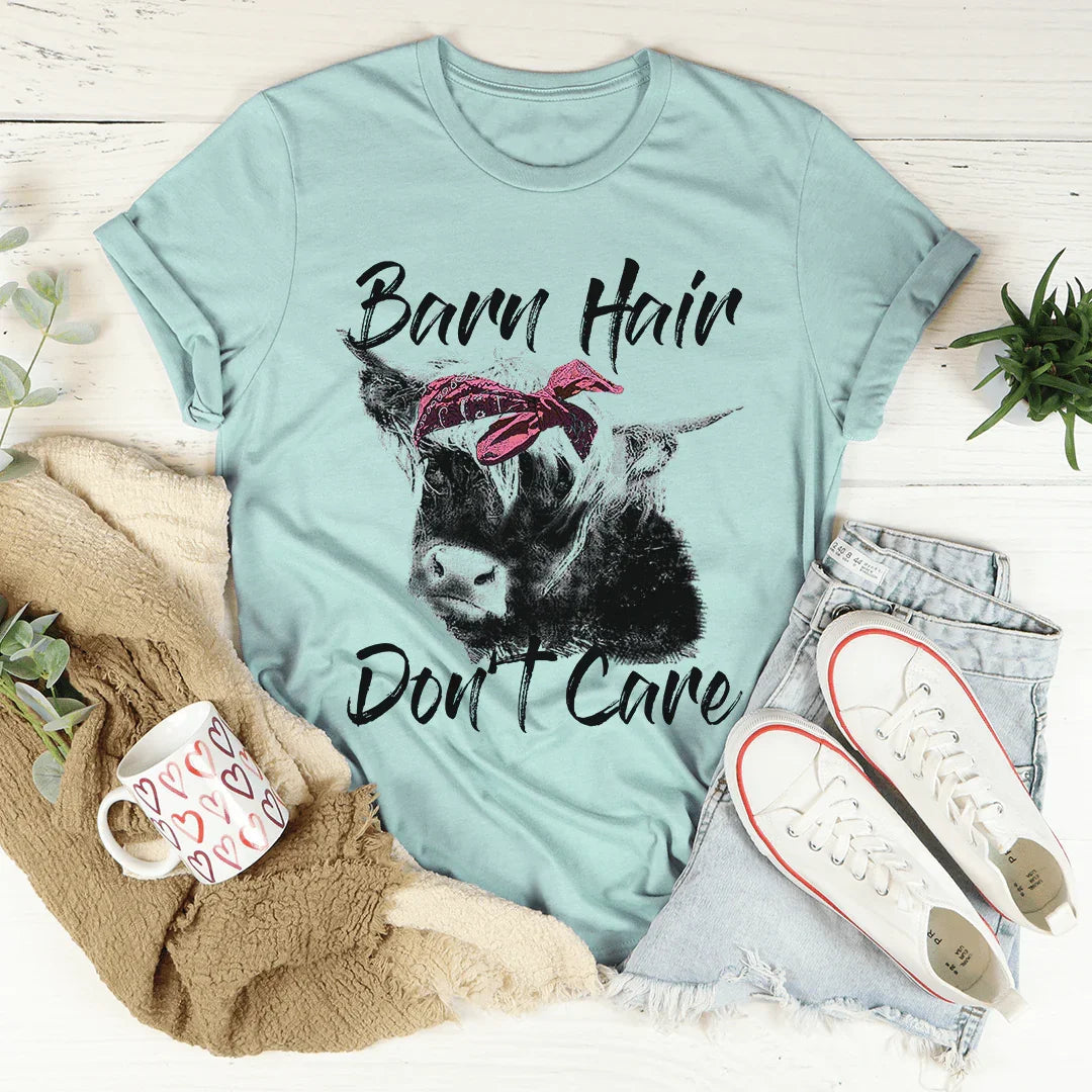 Camiseta "No me importa el pelo de granero"
