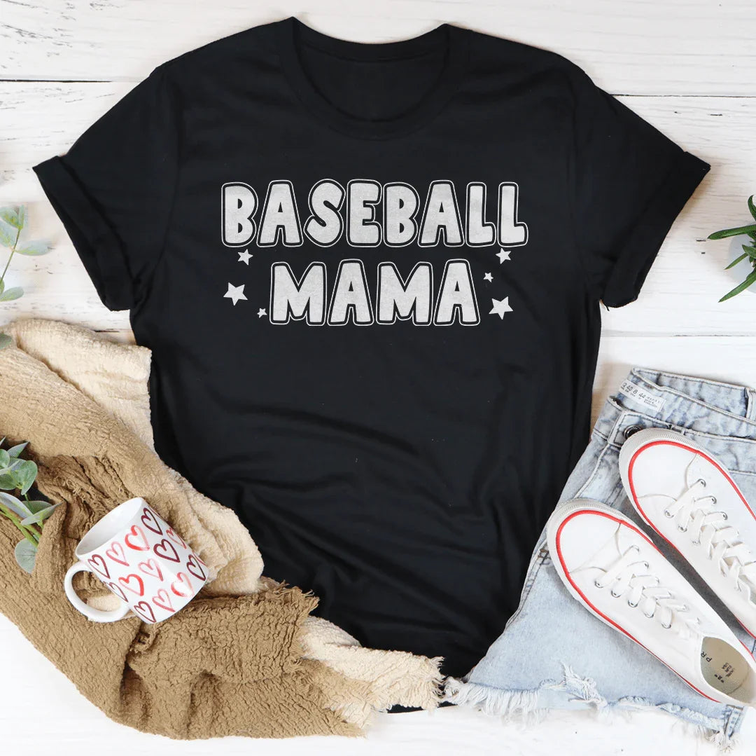 Baseball Mama Tee - Soft & Stylish