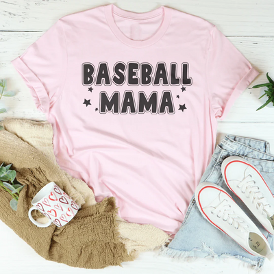 Baseball Mama Tee - Soft & Stylish