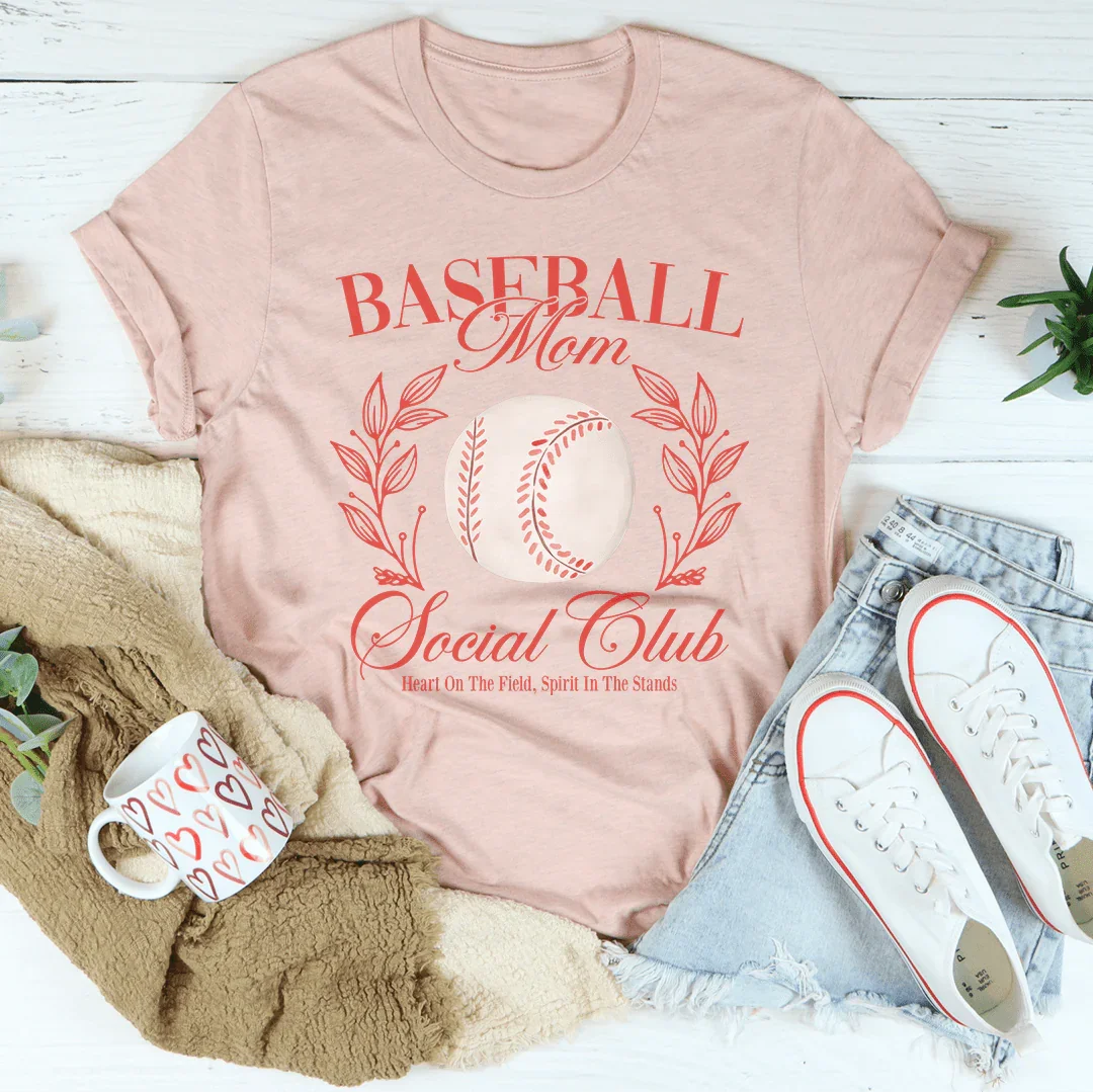 Camiseta del Club Social de Mamás de Béisbol