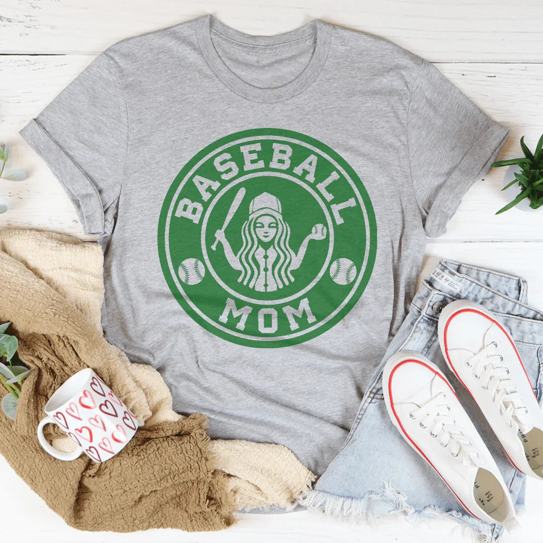 Camiseta de mamá de béisbol
