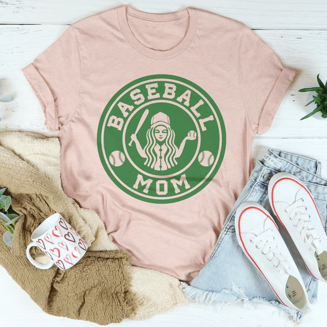 Camiseta de mamá de béisbol