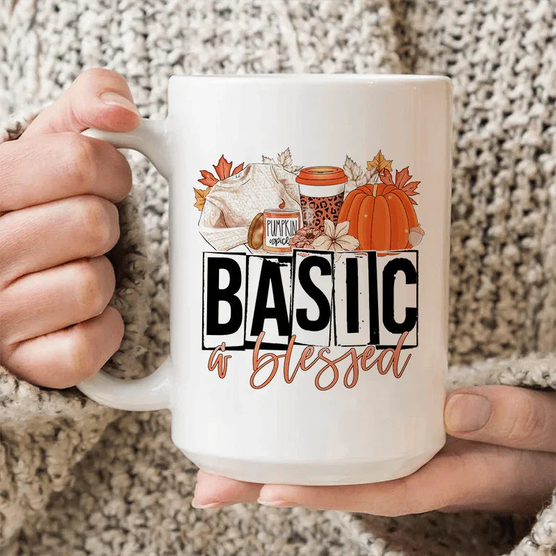 Basic & Blessed Ceramic Mug 15 oz - Korvel