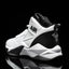 Basketball shoes casual sports running shoes mid top combat boots practical sneakers - Korvel