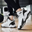 Basketball shoes casual sports running shoes mid top combat boots practical sneakers - Korvel
