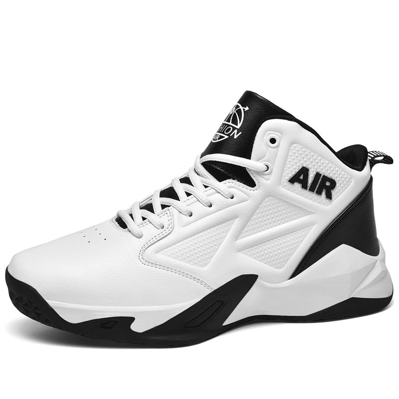 Basketball shoes casual sports running shoes mid top combat boots practical sneakers - Korvel