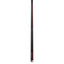Lucasi Pinnacle Midnight Black Cue with Cocobolo Accents and Silver Crush Inlays - Korvel