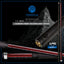 Lucasi Pinnacle Midnight Black Cue with Cocobolo Accents and Silver Crush Inlays - Korvel