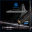Lucasi Pinnacle LP20 Midnight Black Cue with Advanced Carbon Fiber Shaft - Korvel