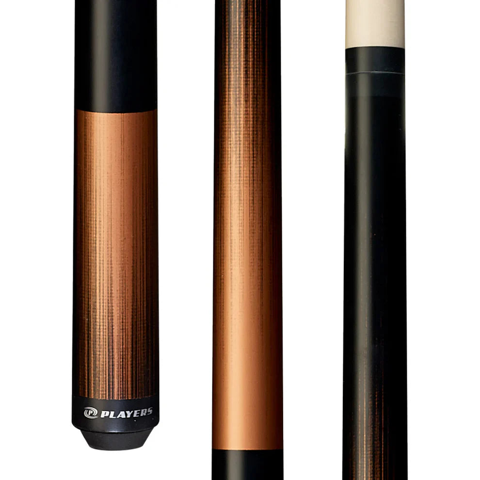 Players Captain Copper Matte No-Wrap Cue Stick - Korvel