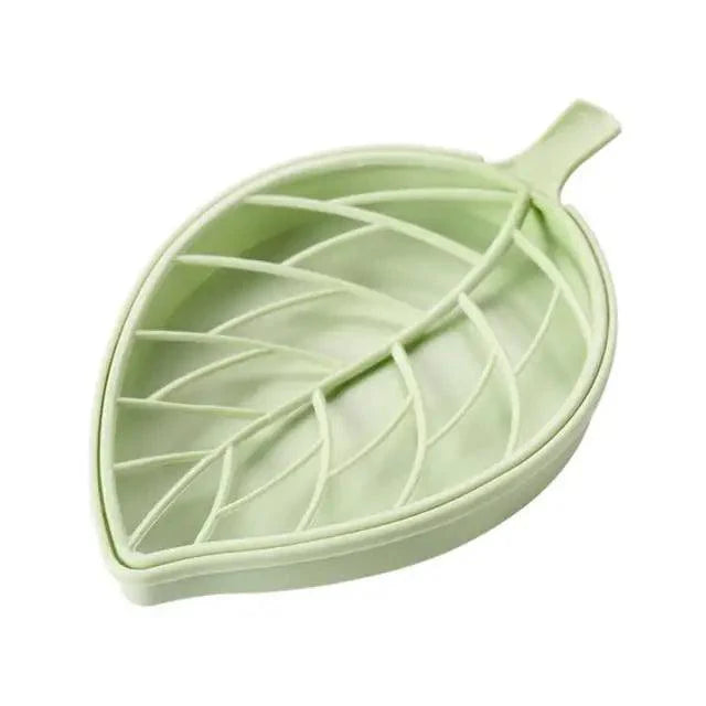 Porte-savon élégant en forme de feuille pour salle de bain et cuisine