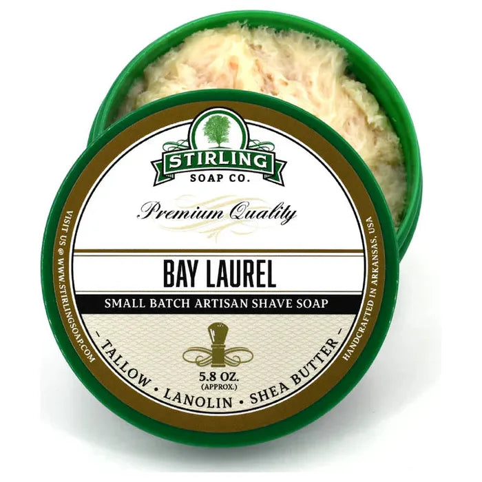 Colección de Afeitado Bay Laurel de Stirling Soap Co.