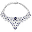 Collar de Zafiro y Diamante de 40.93 Quilates en Plata Esterlina .925