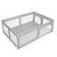 Barrière de sécurité pour bébé extra-large avec 50 balles océaniques - Gris