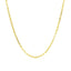 Chaîne en maillons câbles en or jaune 18 carats avec taille de diamant - 1,40 mm