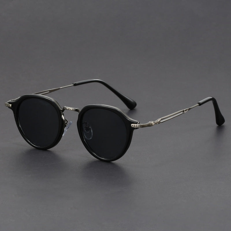Premium Metal Circle Frame Sunglasses for Men and Women