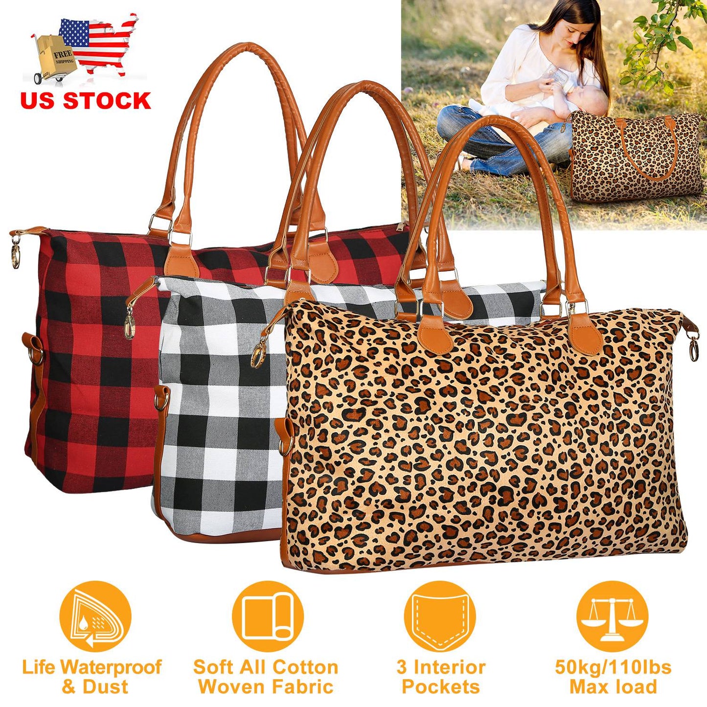GBruno Women's Premium Duffle Bag