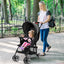 Carrito de Viaje Premium para Niños Pequeños con Capota - Negro