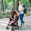 Carrito de Viaje Premium para Niños Pequeños con Capota - Café