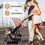 Carrito de Viaje Premium para Niños Pequeños con Capota - Café