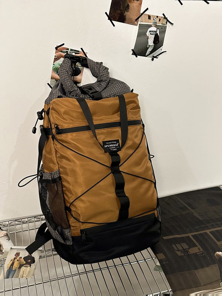 Fashion Personality Nylon Backpack - Large Capacity for Everyday Use