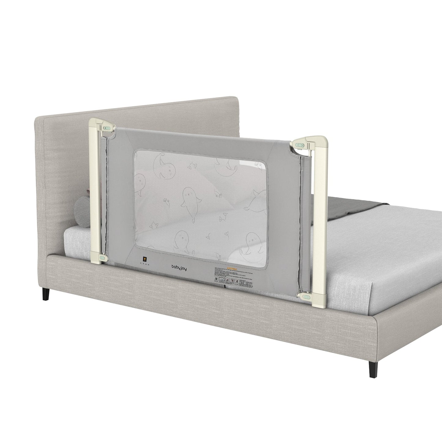 Adjustable Bed Rail Guard for Toddlers - 59 Inch Safety Rail