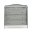 Premium Baby Changing Table with 3 Drawers - Gray