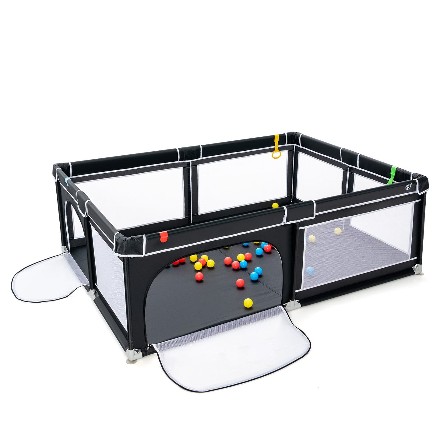 Portable Baby Playpen with Ocean Balls - 81 x 59 Inch