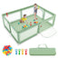 Extra-Large Safety Baby Fence with Ocean Balls - Green